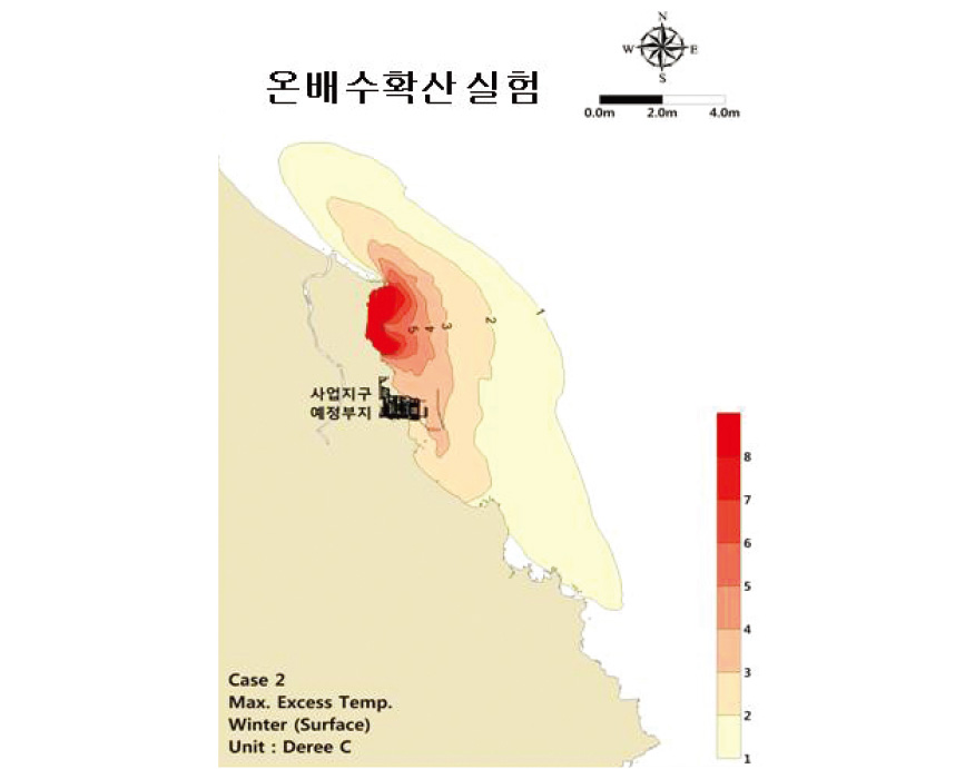 온배수확산실험